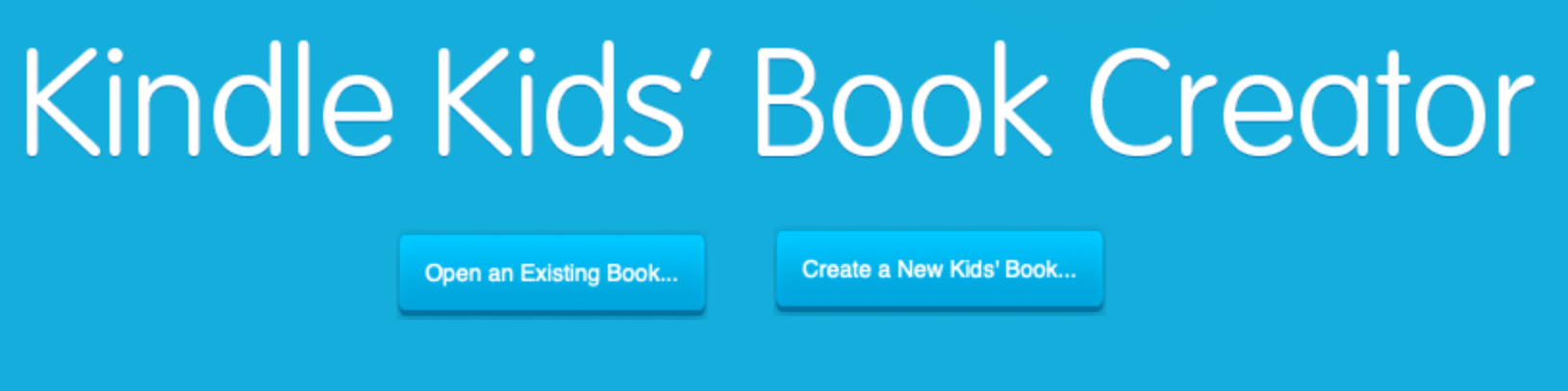 kindle kids' book creator